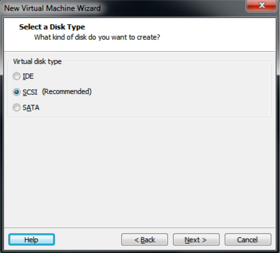 Disk configuration