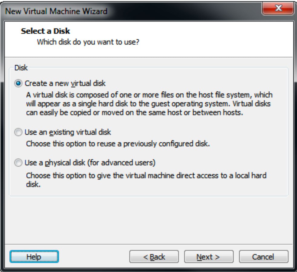 Disk configuration