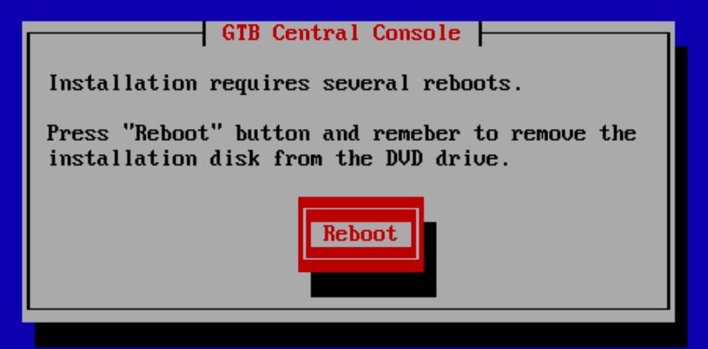 Reboot confirmation